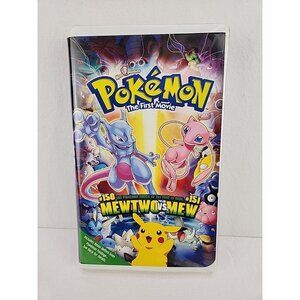 Pokémon‎ the First Movie: Mewtwo Strikes Back VHS 2000 Clamshell Tested